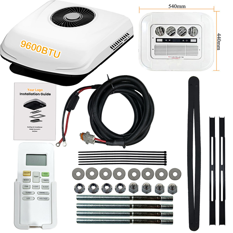 Air acondicionador de vehículos recreativos para la batería del inversor DC de 12V DC