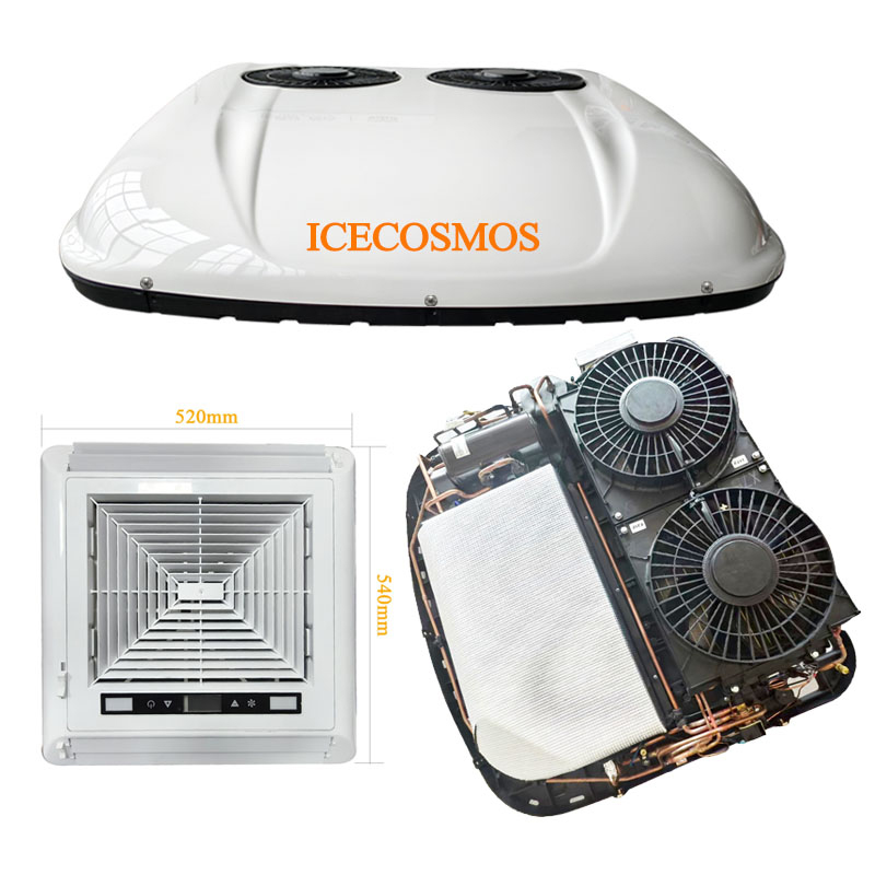 Unidad de aire acondicionado de RV 13500BTU con componentes de cobre con unidad de CA combinada y fría y calentador