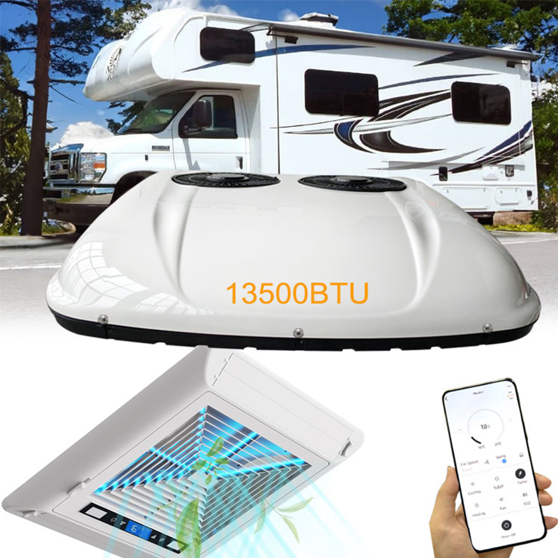 Unidad de aire acondicionado de RV 13500BTU con componentes de cobre con unidad de CA combinada y fría y calentador