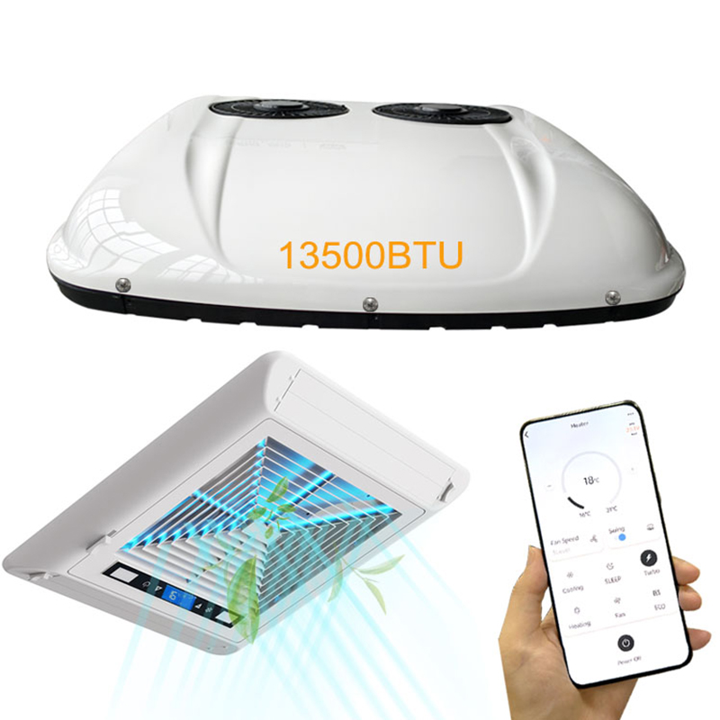 Unidad de aire acondicionado de RV 13500BTU con componentes de cobre con unidad de CA combinada y fría y calentador